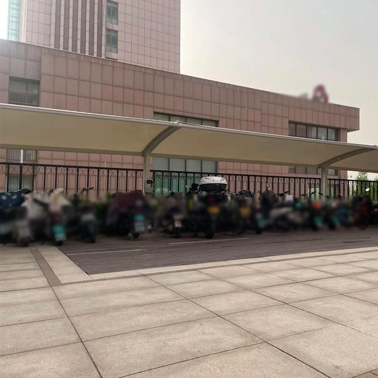 泊头市膜结构电动车棚